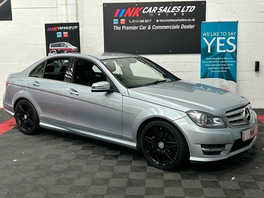 2013 Mercedes-Benz C-Class 2.1TD C220 CDI AMG Sport Plus (M Pilot) 2.1CDI Blue F Saloon 4d 7G-Tronic