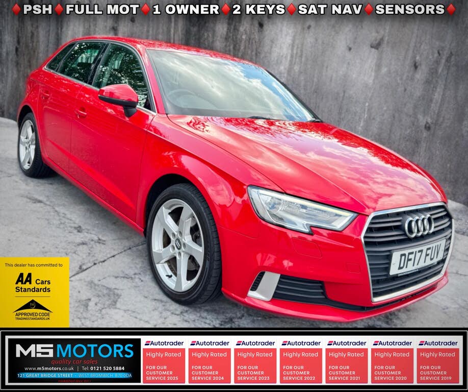 2017 Audi A3 2.0 TDI (150ps) (s/s) Sportback 5d