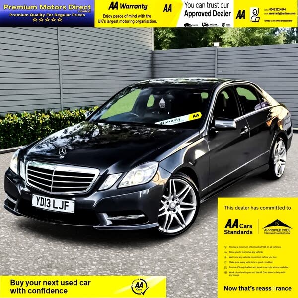 2013 Mercedes-Benz E-Class 2.1TD E220 CDI Sport (175bhp) CDI BlueEFFICIENCY (s/s) Saloon 4d 7G-Tronic Plus