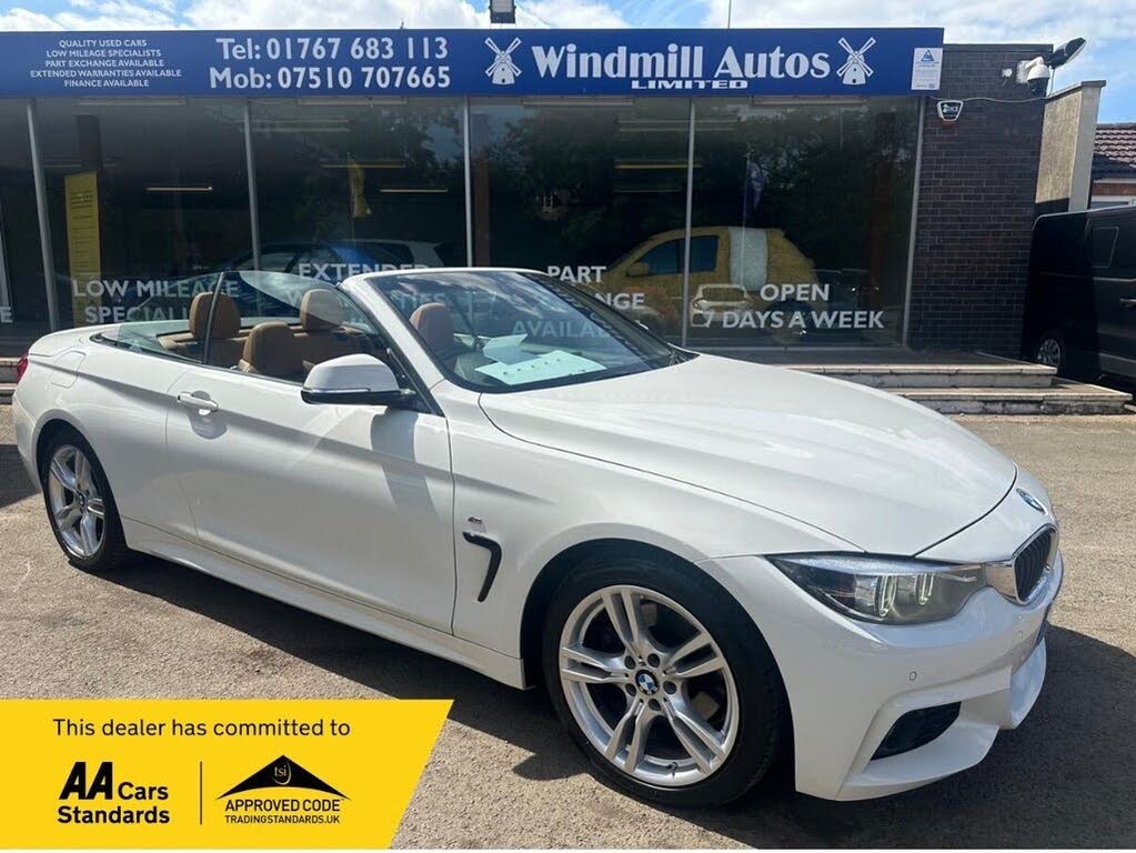 2017 BMW 4 Series 2.0 430i M Sport Convertible 2d Auto