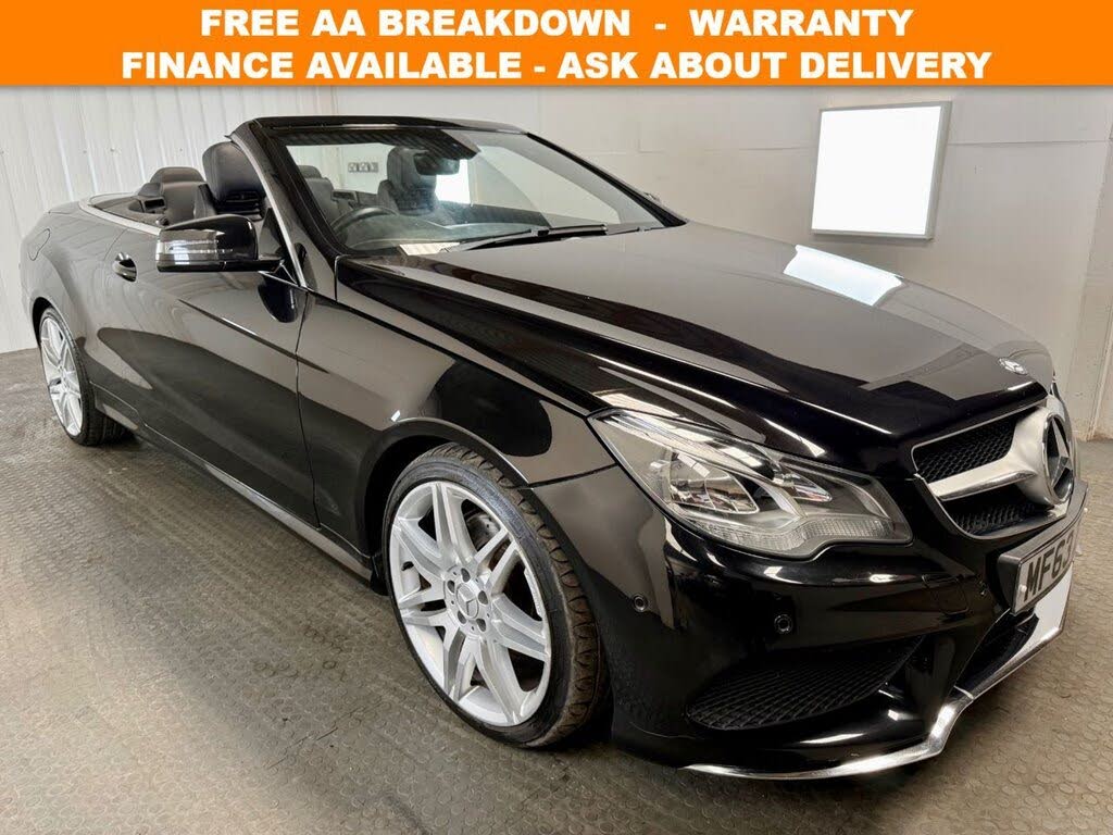 2013 Mercedes-Benz E-Class 2.1TD E220 CDI AMG Sport (175bhp) CDI Cabriolet 2d 7G-Tronic Plus