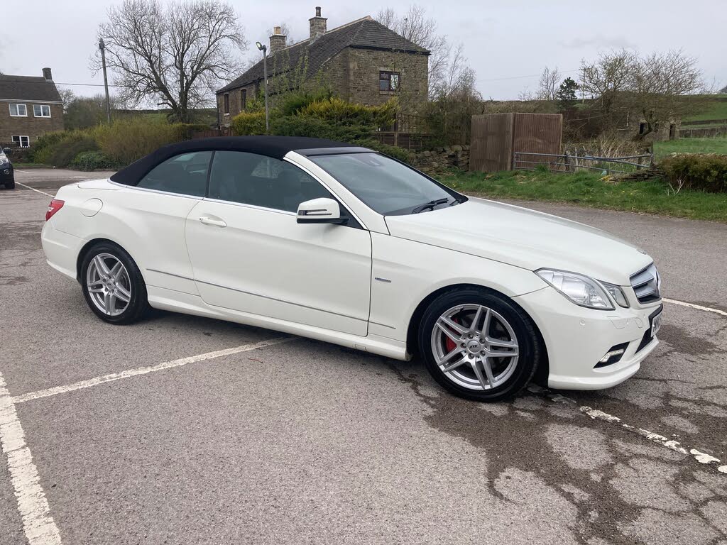 2010 Mercedes-Benz E-Class 2.1TD E220 CDI Sport 2.1CDI Blue F Cabriolet 2d auto