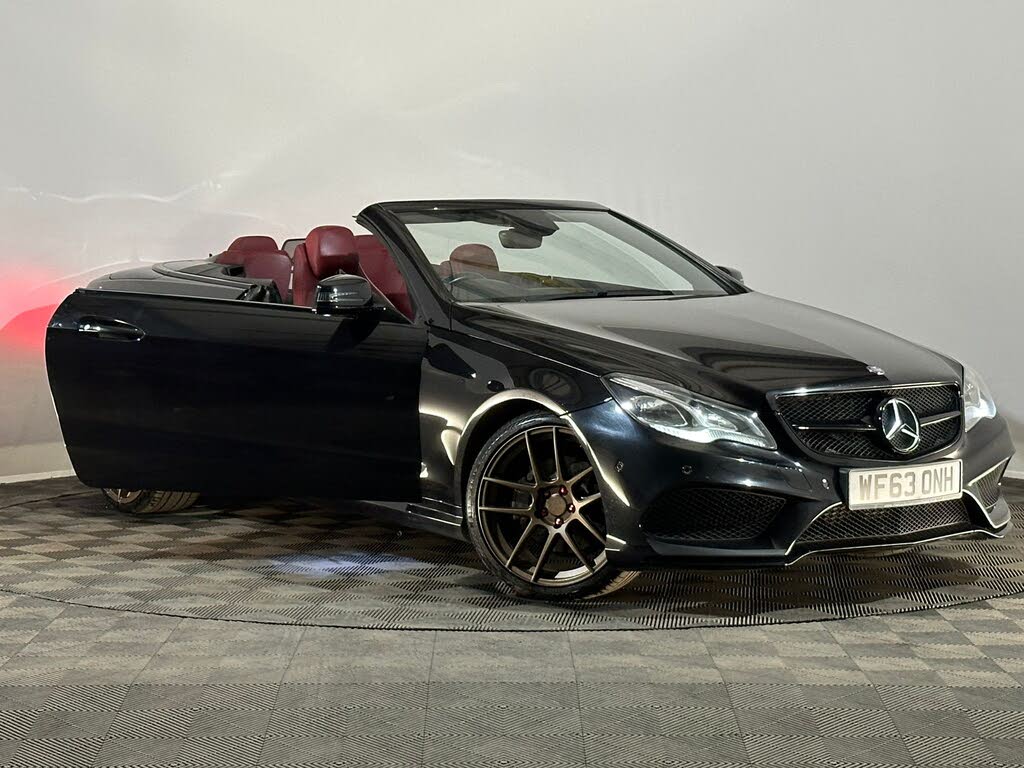 2013 Mercedes-Benz E-Class 2.1TD E220 CDI AMG Sport (175bhp) CDI Cabriolet 2d 7G-Tronic Plus