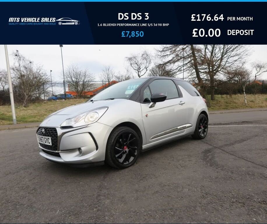 2017 DS DS 3 1.6BlueHDi Performance Line (100ps)