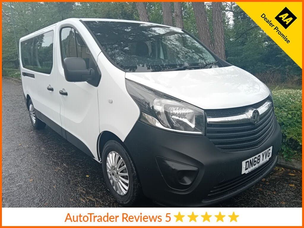 2018 Vauxhall Vivaro 1.6CDTi 2900 L2H1 (120PS)(EU6c) (s/s) 9 Seats Combi