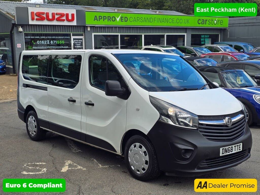 2018 Vauxhall Vivaro 1.6CDTi 2900 L2H1 (120PS)(EU6c) (s/s) 9 Seats Combi