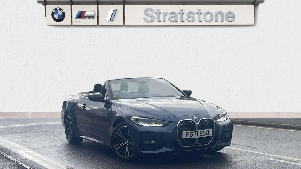 2021 BMW 4 Series 2.0 420i M Sport Convertible 2d Auto
