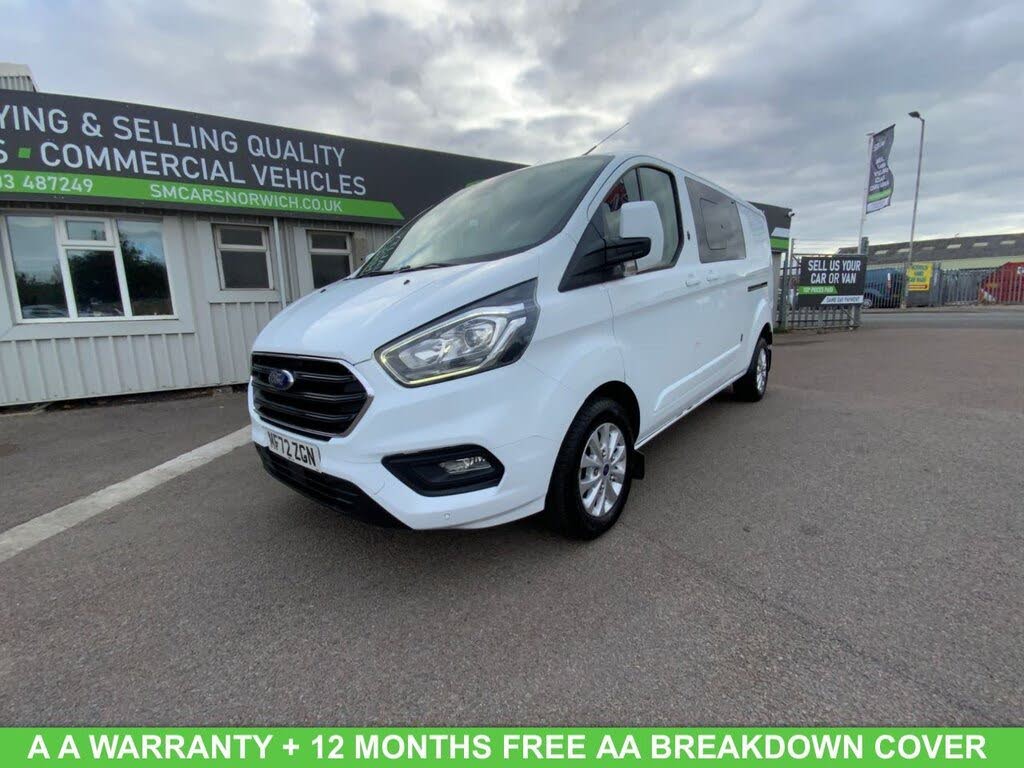 2022 Ford Transit Custom 2.0TDCi 300 L1H1 Limited (130PS)(EU6d) Double Cab-in-Van