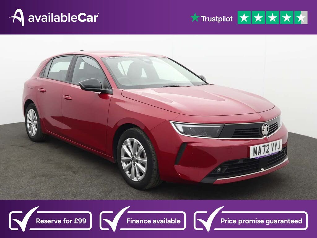 2022 Vauxhall Astra 1.2 Turbo Design (130ps) Hatchback