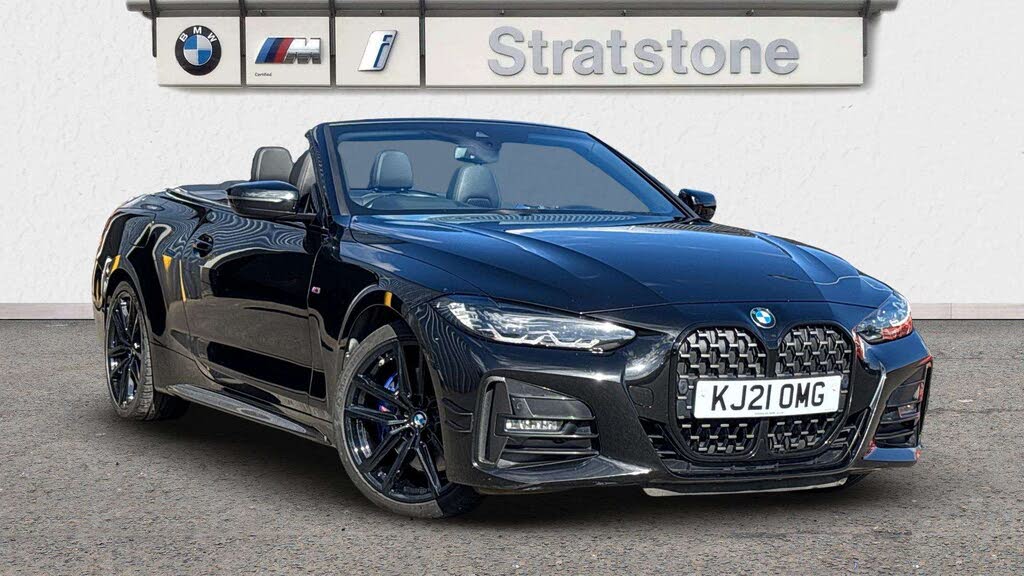 2021 BMW 4 Series 2.0 420i M Sport Convertible 2d Auto