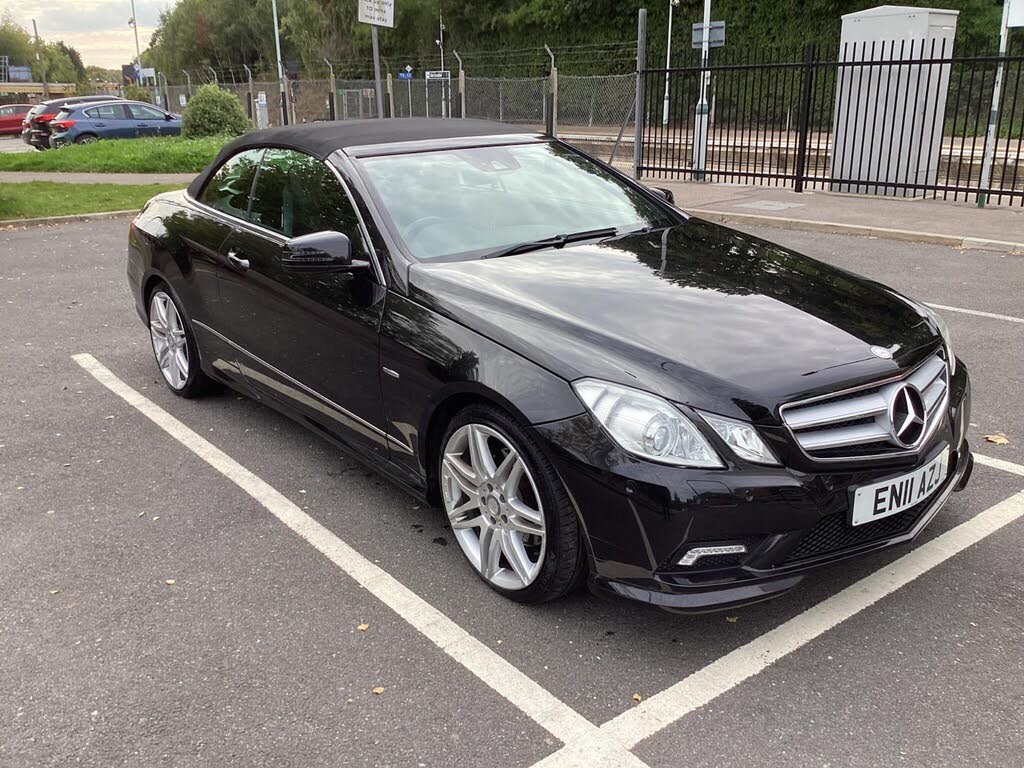 2011 Mercedes-Benz E-Class 2.1TD E250 CDI Sport 2.1CDI Blue F Cabriolet 2d auto