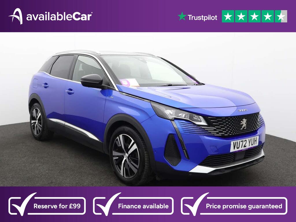 2022 Peugeot 3008 SUV 1.6 PureTech GT Line (300bhp) 4X4 HYBRID4 e-EAT8