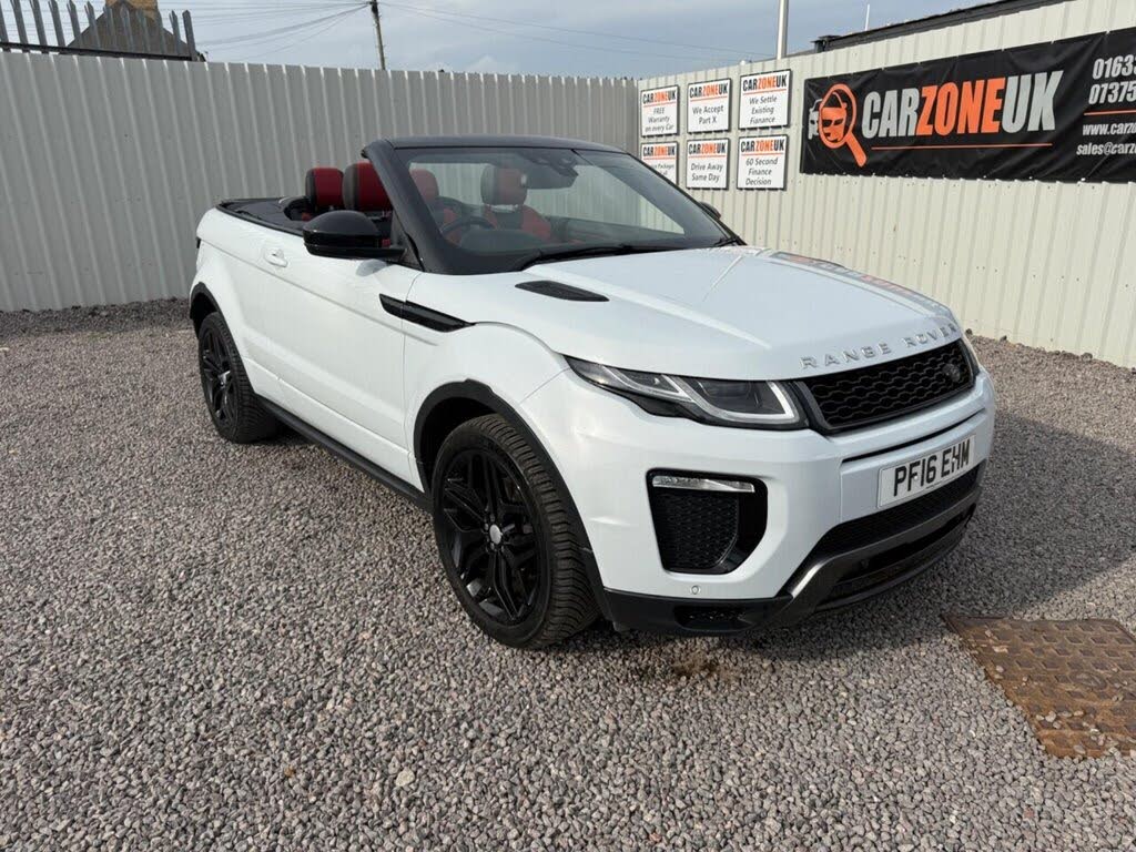 2016 Land Rover Range Rover Evoque 2.0Td4 HSE Dynamic (s/s) Convertible 2d Auto