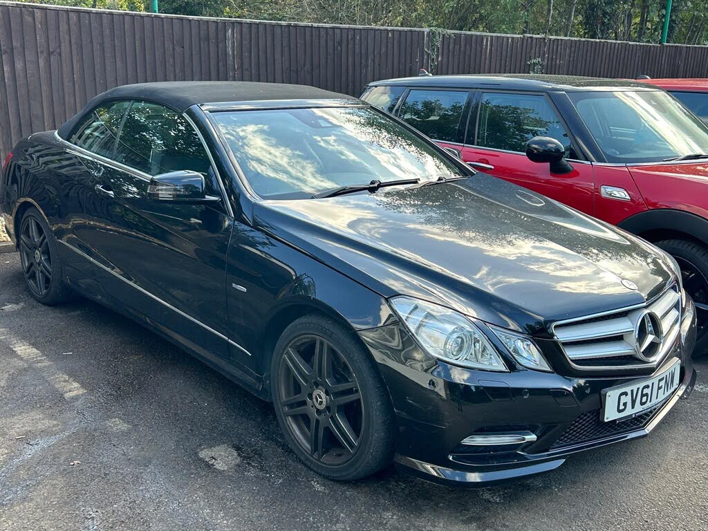 2012 Mercedes-Benz E-Class 2.1TD E220 CDI Sport 2.1CDI (170bhp) Blue F Cabriolet 2d 7G-Tronic