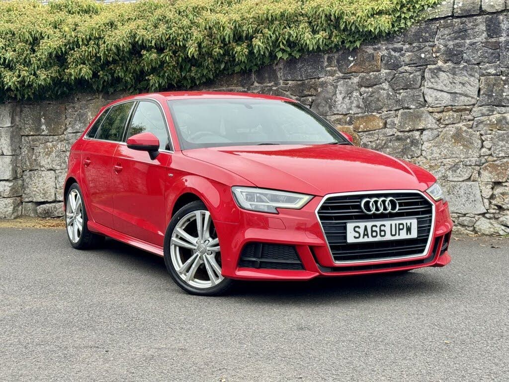 2016 Audi A3 1.4 TFSI S Line (150ps) Nav (CoD) (s/s) Sportback 5d 1395cc