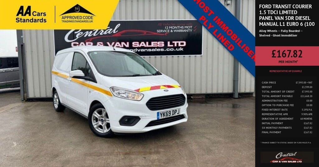2020 Ford Transit Courier 1.5TDCi Limited (100PS)(Eu6c)
