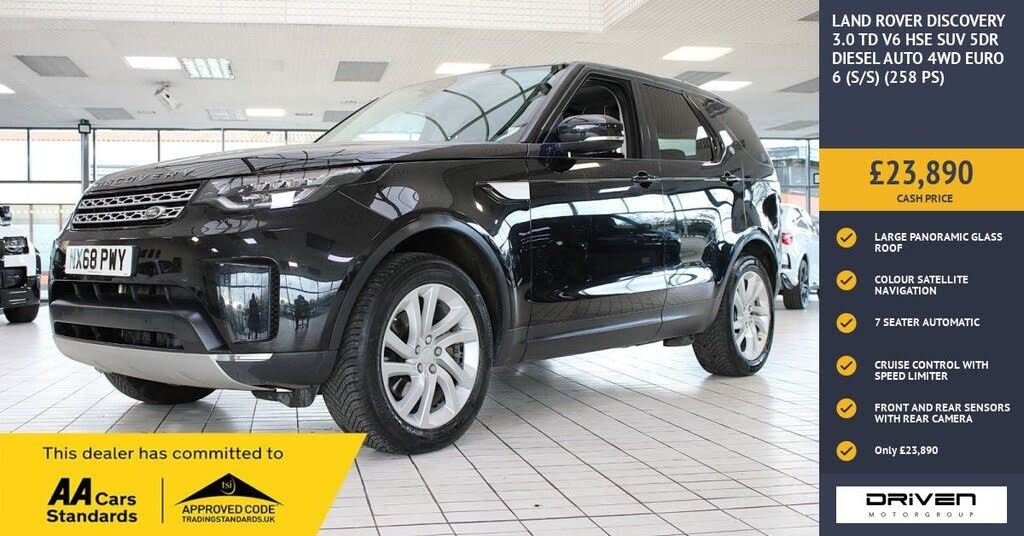 2018 Land Rover Discovery 3.0TD6 HSE (258PS)(E6) 4WD Panel Van auto