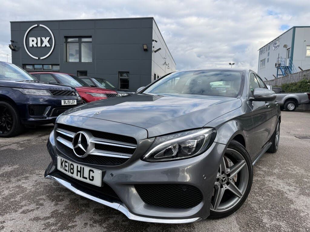 2018 Mercedes-Benz C-Class 2.0 C200 AMG Line (s/s) Saloon 4d 9G-Tronic Plus