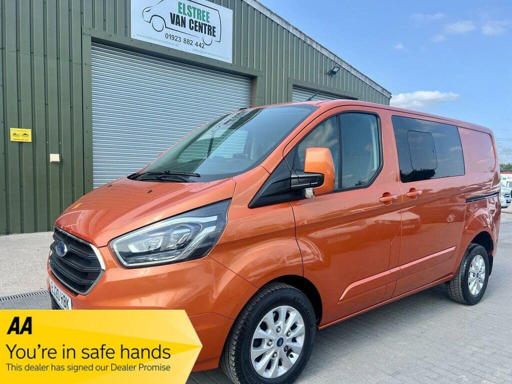 2020 Ford Transit Custom 2.0TDCi 320 L2H1 Limited (185PS)(EU6dT) Double Cab-in-Van auto