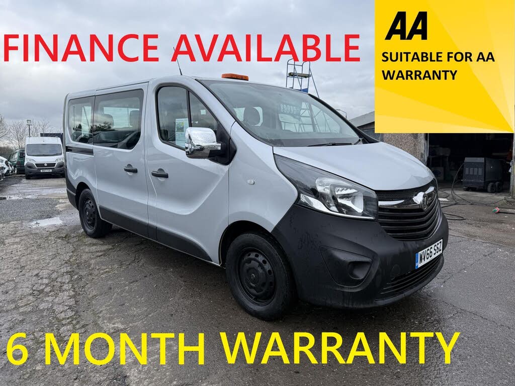 2016 Vauxhall Vivaro 1.6CDTi 2900 L1H1 (95PS)(EU6) )s/s) 9 Seats Combi