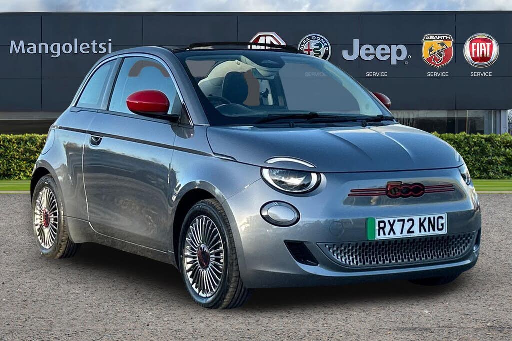2022 Fiat 500C E RED