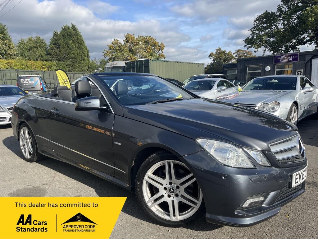 2010 Mercedes-Benz E-Class 3.0TD E350 CDI Sport 3.0CDI (231bhp) BlueF Cabriolet Auto