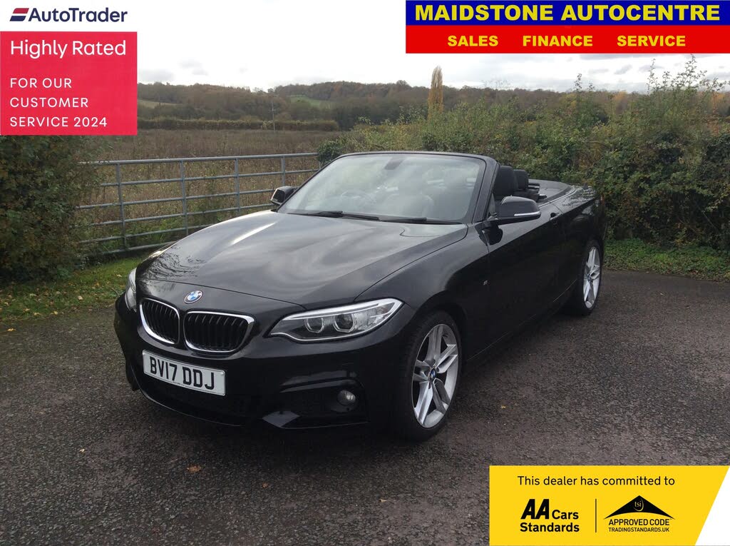 2017 BMW 2 Series 2.0 220i M Sport (184bhp) Convertible 2d 1998cc