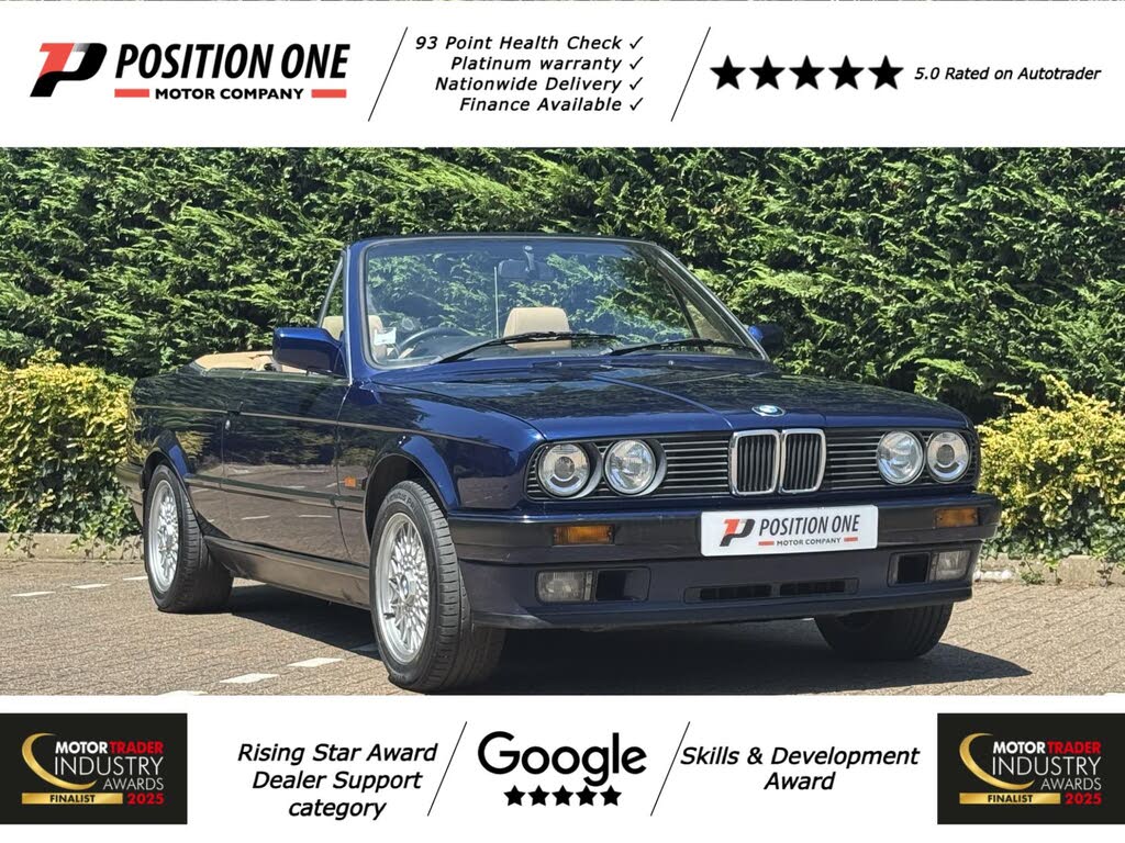 1992 BMW 3 Series 2.5 325i Convertible 2d
