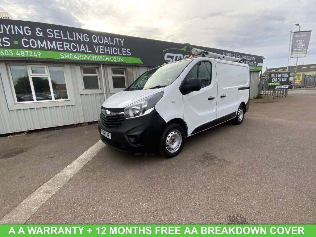 2018 Vauxhall Vivaro 1.6CDTi 2900 L1H1 (95PS)(EU6) (s/s) ecoFLEX Panel Van