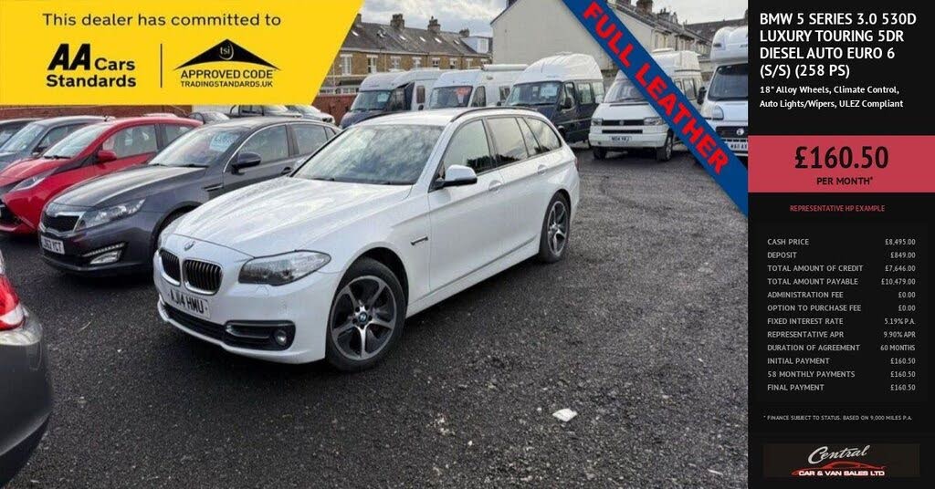 2014 BMW 5 Series 3.0TD 530d Luxury Touring 5d