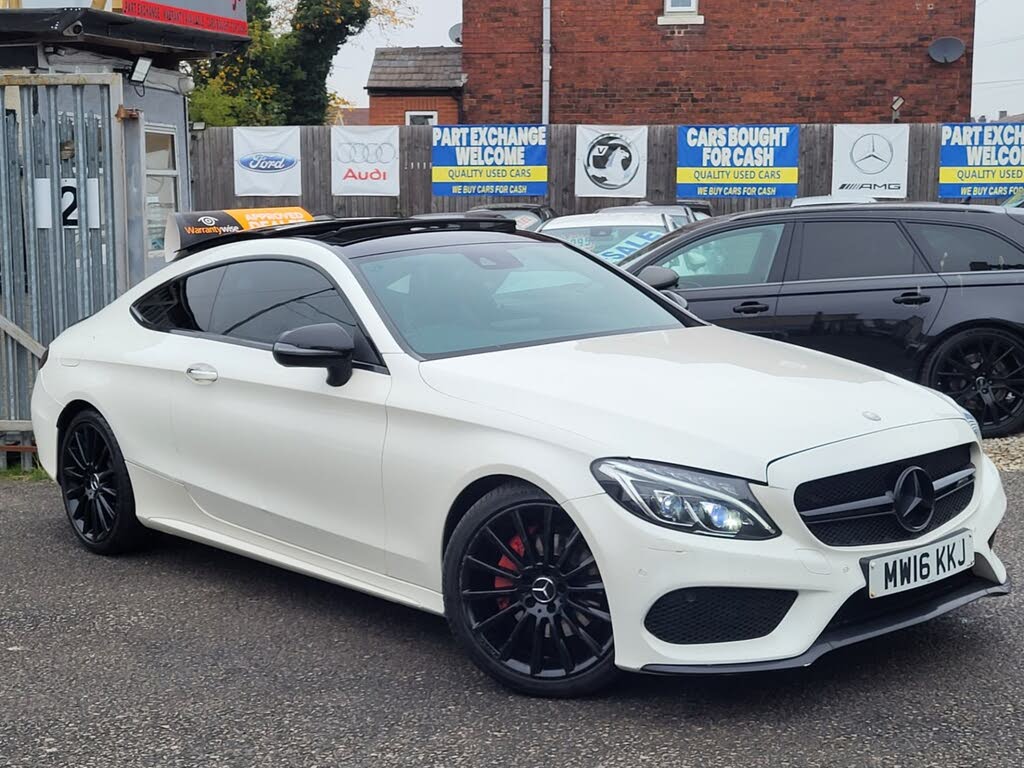 2016 Mercedes-Benz C-Class 2.1d C220d AMG Line (170ps) (Premium Plus)(s/s) Coupe 2d 9G-Tronic Plus