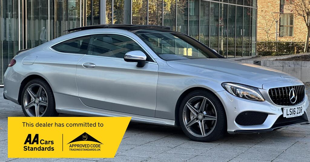 2016 Mercedes-Benz C-Class 2.1d C220d AMG Line (170bhp) (s/s) Coupe 2d 9G-Tronic Plus