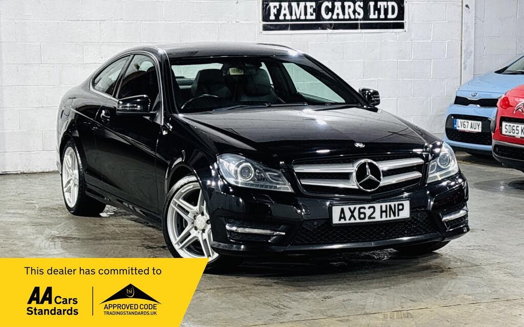 2012 Mercedes-Benz C-Class 1.6 C180 AMG Sport Coupe 2d 7G-Tronic Plus