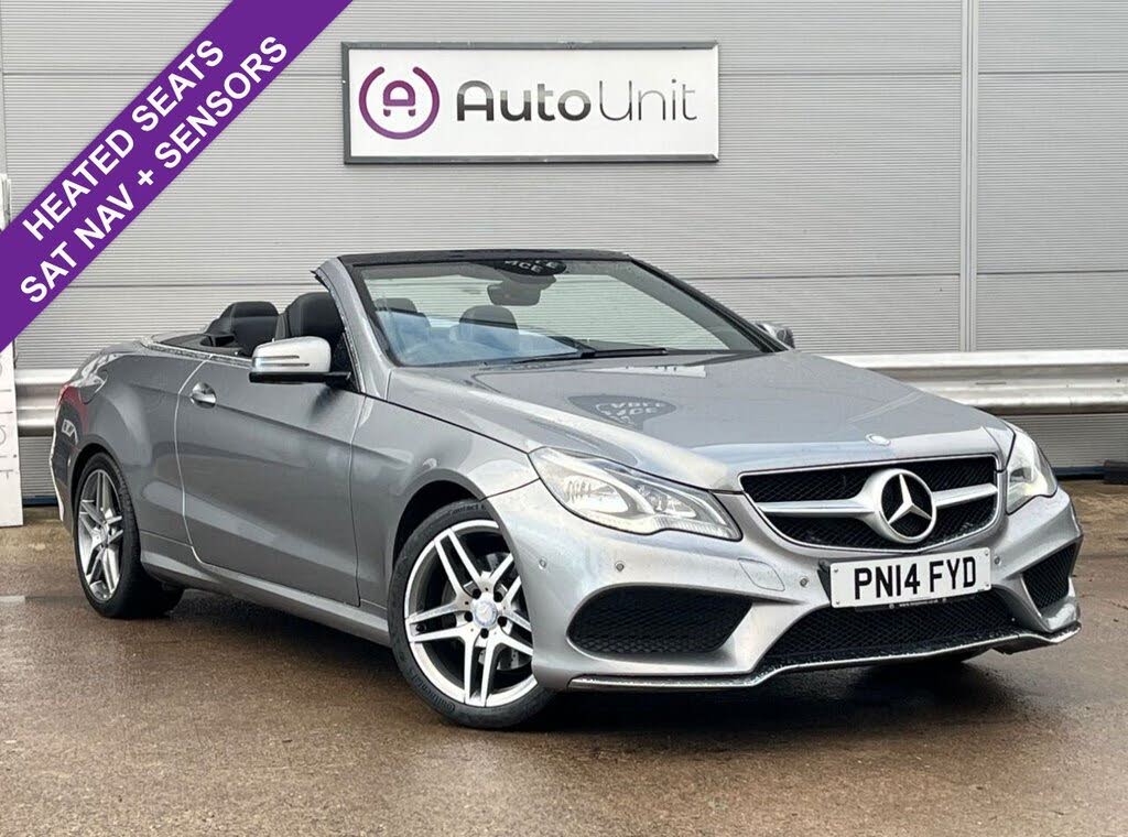 2014 Mercedes-Benz E-Class 2.1TD E220 CDI AMG Sport (175bhp) CDI Cabriolet 2d 7G-Tronic Plus