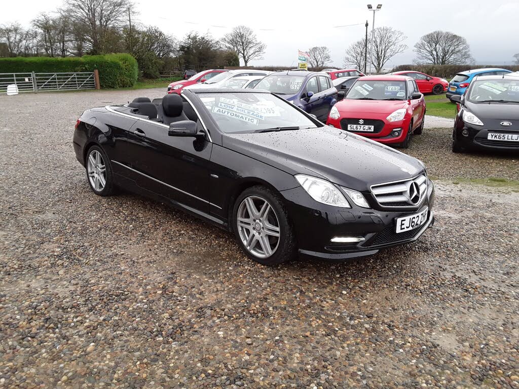 2012 Mercedes-Benz E-Class 2.1TD E250 CDI Sport (201bhp) CDI BlueEFFICIENCY Cabriolet 2d 7G-Tronic