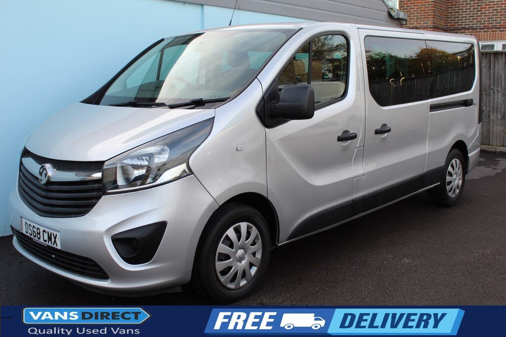 2018 Vauxhall Vivaro 1.6CDTi 2900 L2H1 (120PS)(EU6c) (s/s) 9 Seats Combi