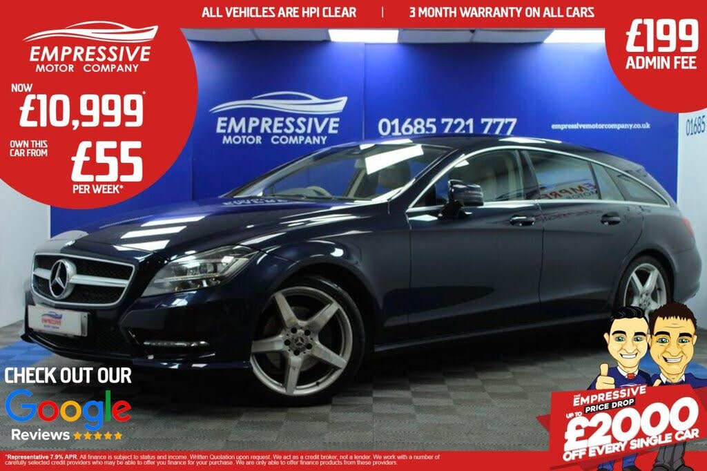 2013 Mercedes-Benz CLS-Class 2.1TD CLS250 Sport AMG 2.1CDI Blue F Shooting Brake 5d 7G-T