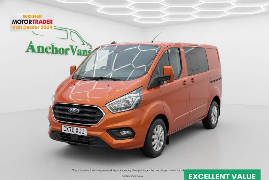 2020 Ford Transit Custom 2.0TDCi 320 L1H1 Limited (170PS)(EU6dT) Double Cab-in-Van Auto