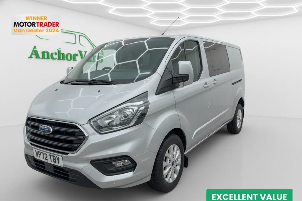 2022 Ford Transit Custom 2.0TDCi 320 L2H1 Limited (170PS)(EU6dT) Double Cab-in-Van auto