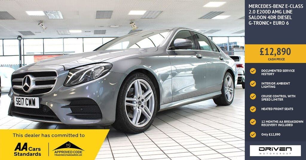 2017 Mercedes-Benz E-Class 2.0d E200d AMG Line (s/s) Saloon 4d