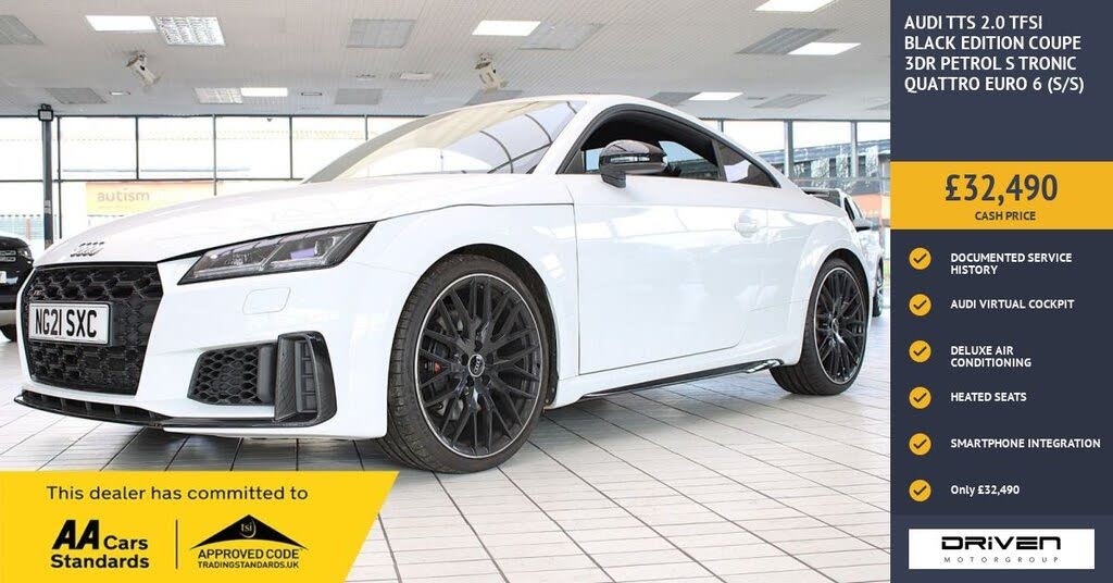 2021 Audi TTS 2.0 TFSI TTS Black Edition (320ps) Coupe