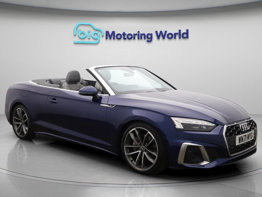 2021 Audi A5 2.0 40 TFSI S Line (204ps) Cabriolet 2d
