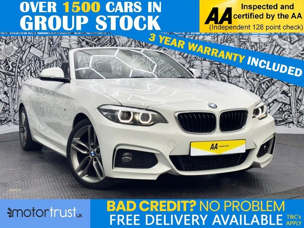 2018 BMW 2 Series 2.0TD 218d M Sport (150bhp) Convertible 2d Auto
