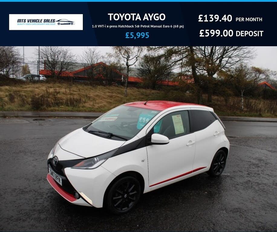 2017 Toyota AYGO 1.0 VVT-i x-press (71bhp)
