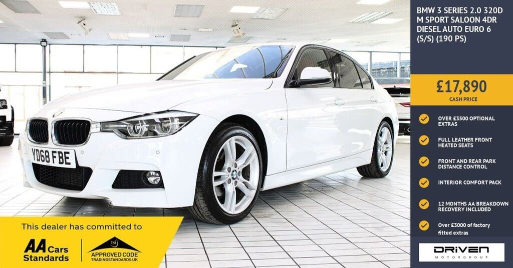 2018 BMW 3 Series 2.0TD 320d M Sport Saloon 4d Auto
