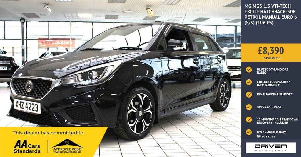 2019 MG MG3 1.5 VTI-Tech Excite