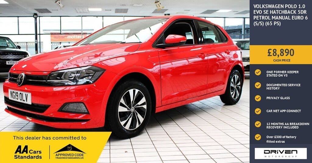2019 Volkswagen Polo 1.0 SE (65ps) EVO (s/s)