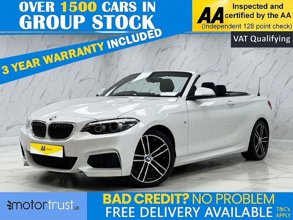 2018 BMW 2 Series 1.5 218i M Sport (136bhp) Convertible 2d Auto