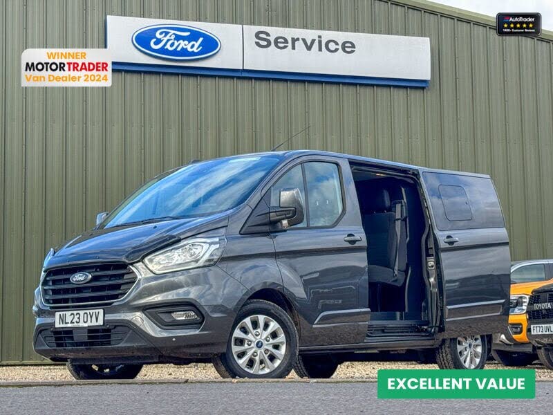 2023 Ford Transit Custom 2.0TDCi 320 L1H1 Limited (170PS)(EU6dT) Double Cab-in-Van 1997cc auto