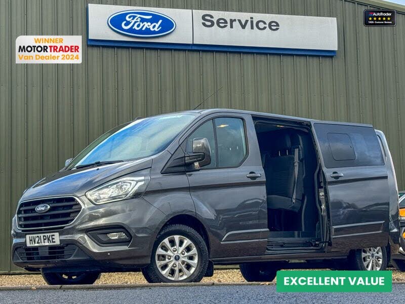 2021 Ford Transit Custom 2.0TDCi 320 L2H1 Limited (130PS)(EU6dT) Double Cab-in-Van